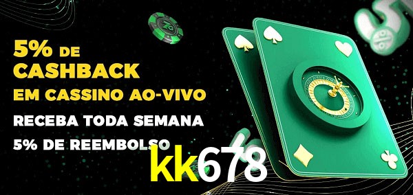Promoções do cassino ao Vivo kk678